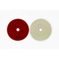 Sharp type Spiral shape white diamond polishing pad